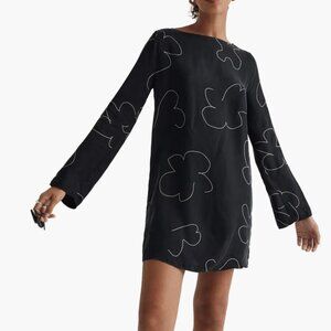 Madewell Shift Dress in Black